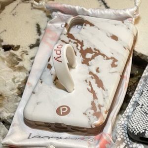 Rose gold marble Loopy case.